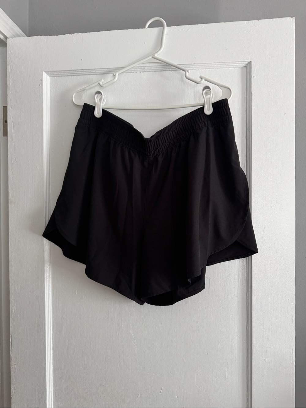 Black Women's Athletic Shorts with Elastic Waist - Columbia